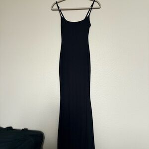 SKIMS Black Soft Lounge Dress - petite small